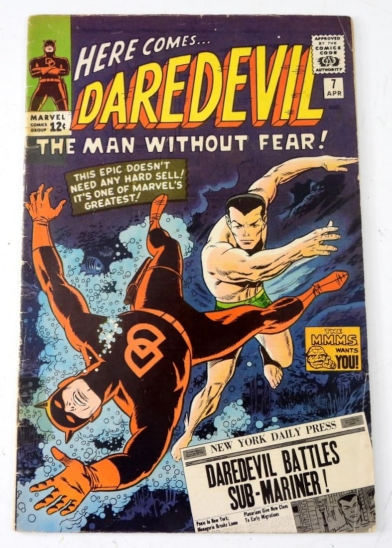 1965 DAREDEVIL# 7 THE MAN WITHOUT FEAR! (1 of 3)
