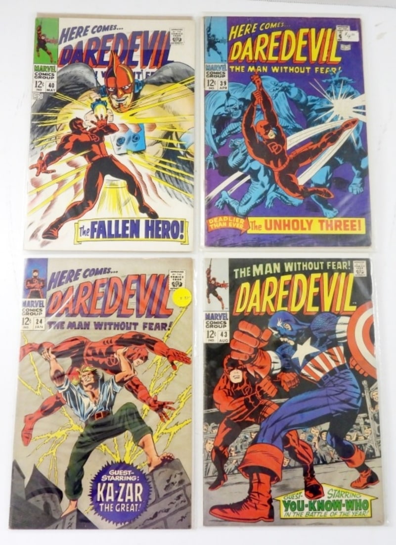 1967-1685 MARVEL DAREDEVIL #24,#39,#40, #43 (1 of 3)