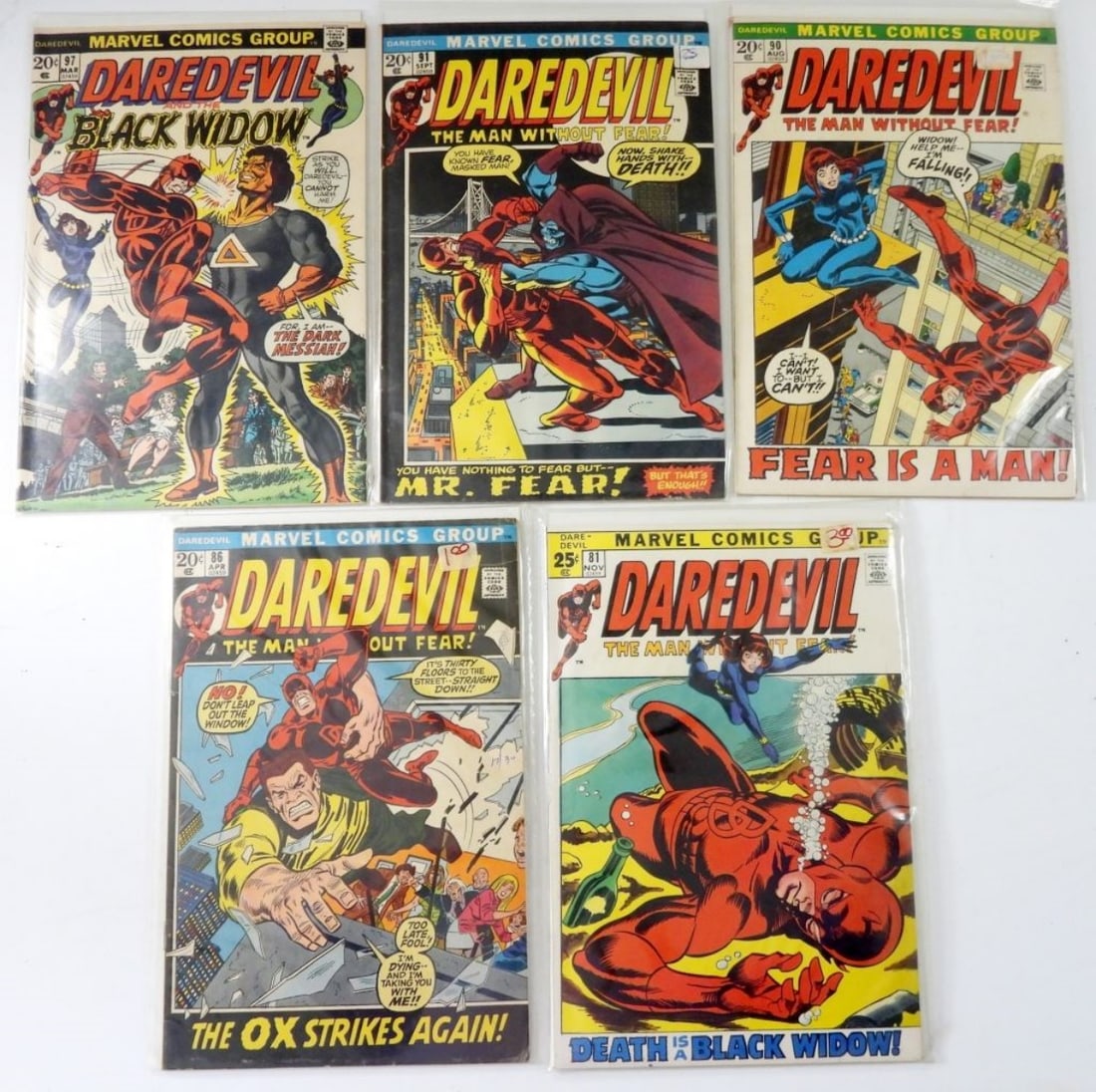 (5 ) 1971-1973 MARVEL DAREDEVIL # 81 & MORE (1 of 3)
