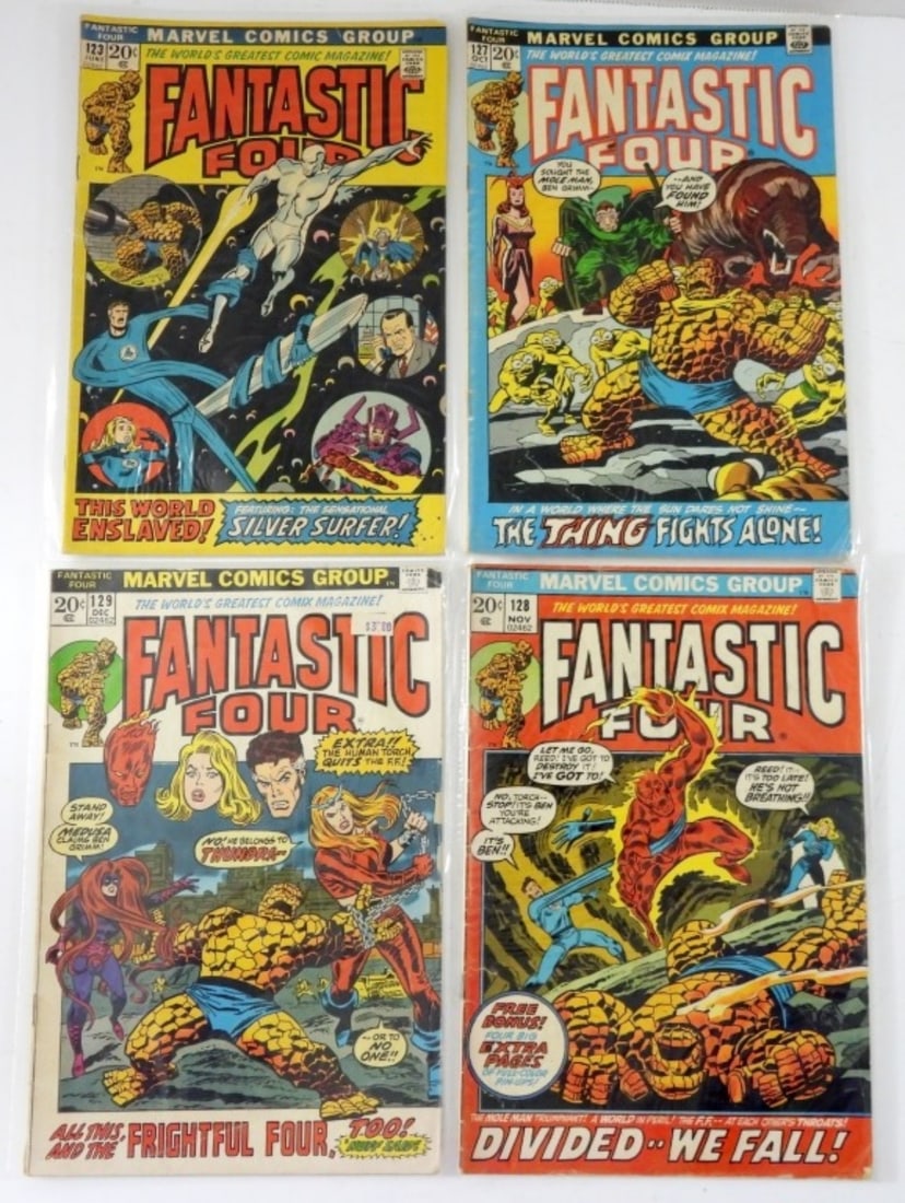 (4)1972 FANTASTIC FOUR COMICS (1 of 2)