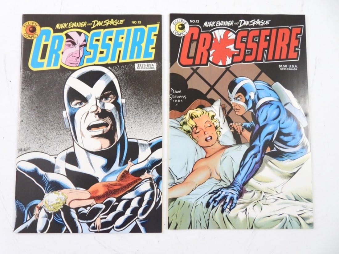 CROSSFIRE #12 & #13 "MARILYN MONROE": COLLECTORS LOT - VFs