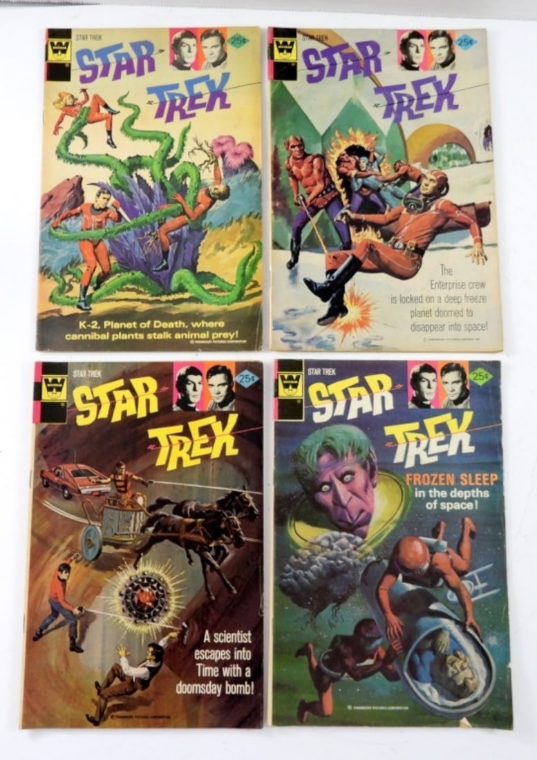 (4) STAR TREK WHITMAN COMIC LOT (1 of 2)