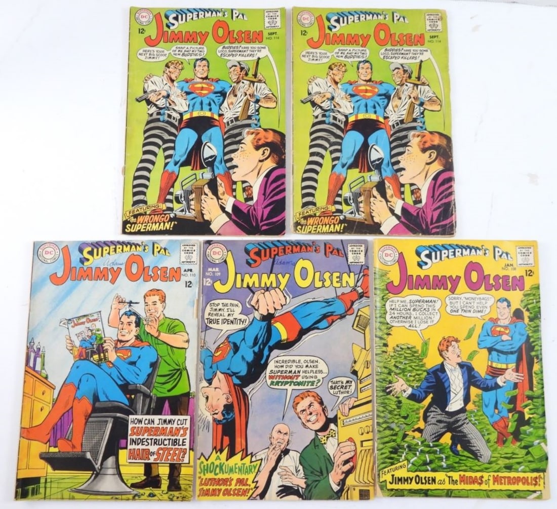 (4) DC SUPERMAN'S PALS SILVER AGE (1 of 2)