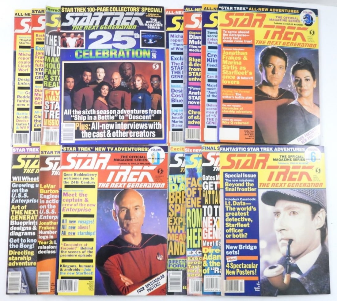 (15) STAR TREK NEXT GENERATION LOT (1 of 3)