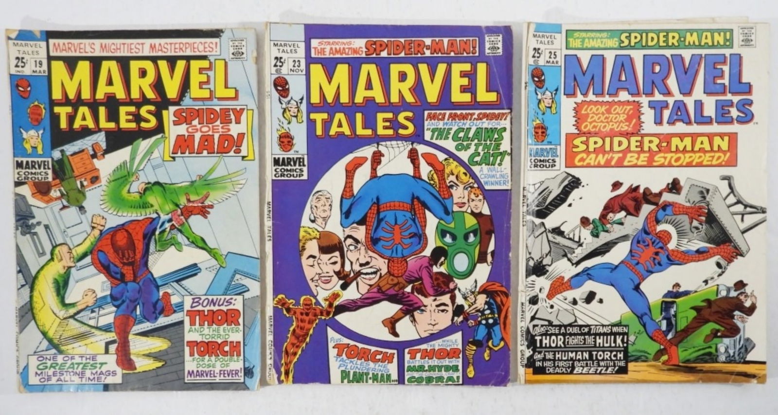 (3) 25c MARVEL TALES COMICS (1 of 3)