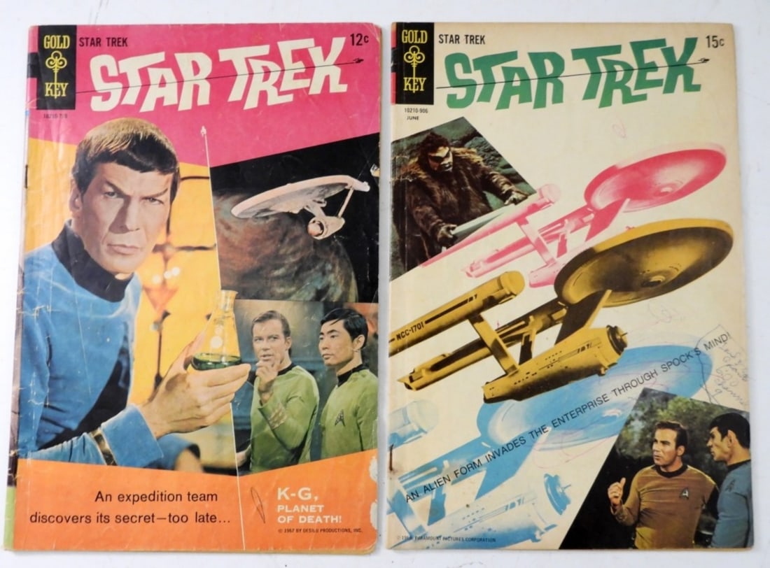 1967 GOLD KEY #1 STAR TREK & #4 (1 of 2)