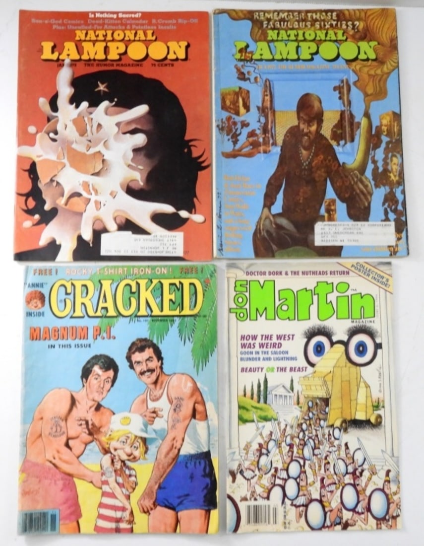 (4) ODD ISSUE - CRACKED, MAD &: DON MARTIN