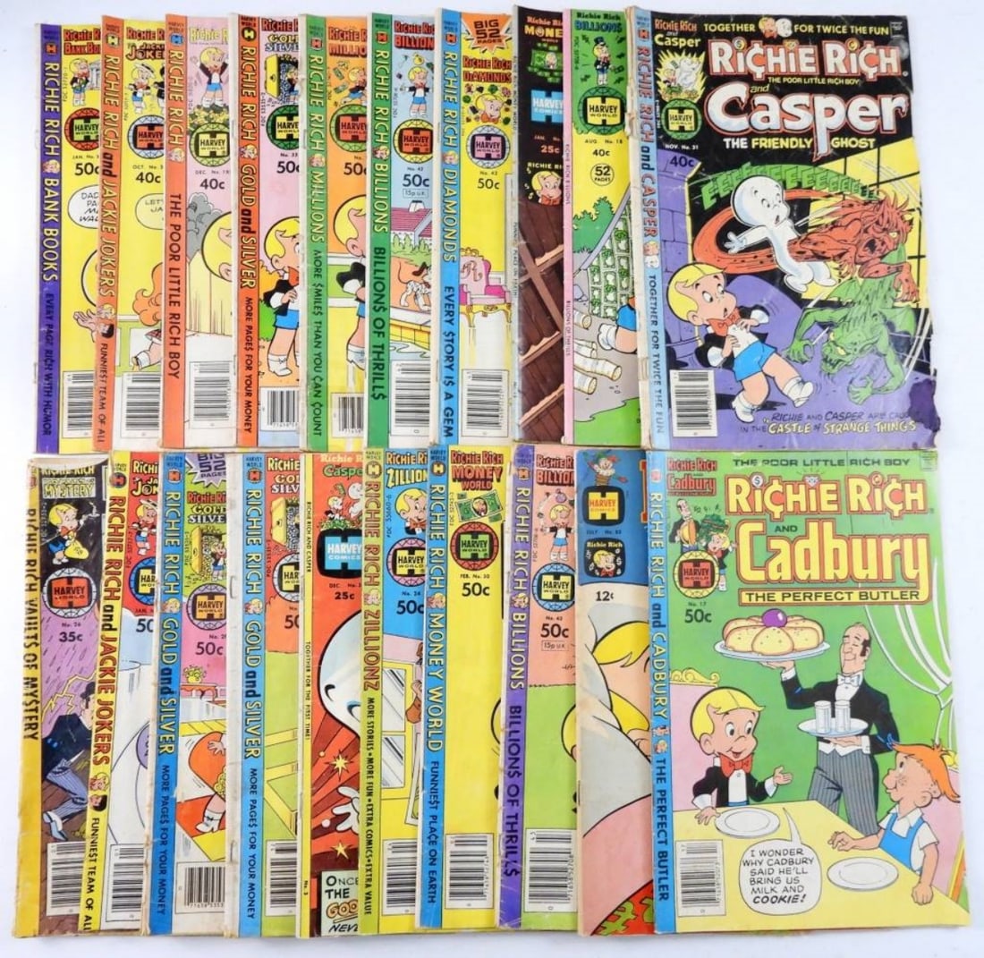 (20) RICHIE RICH COMIC LOT (1 of 2)