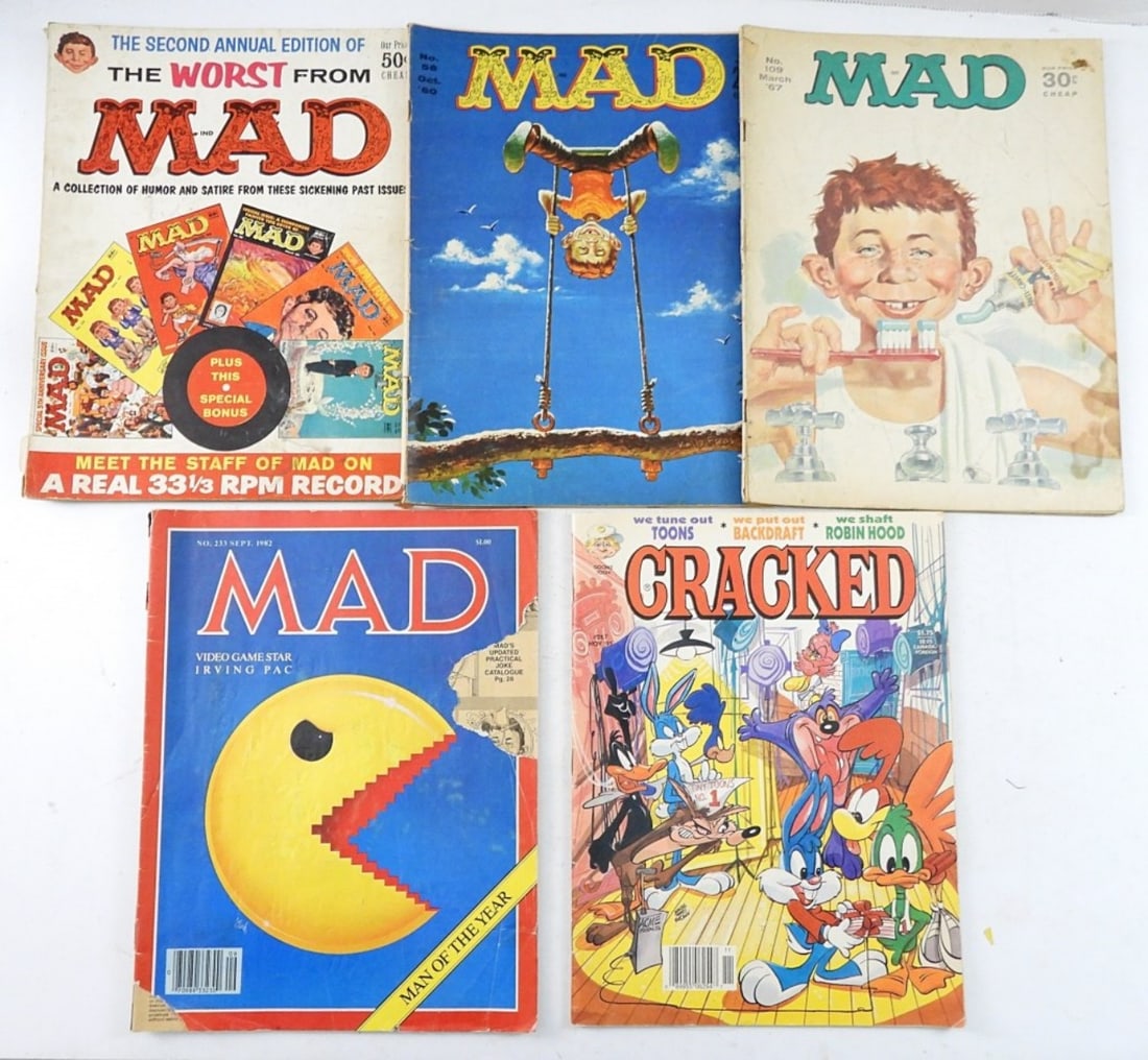 (5) MAD MAGAZINE LOT (1 of 2)