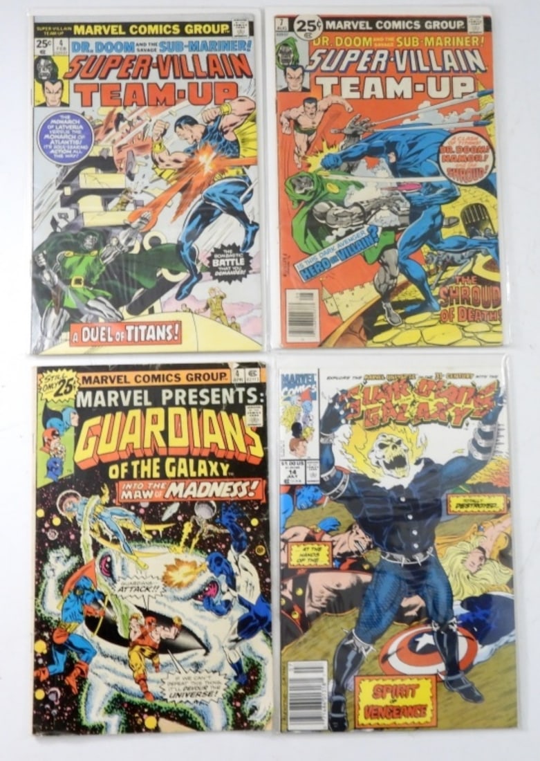 (4) MARVEL COMICS ,SUPER VILLAIN TEAM UP & MORE (1 of 2)