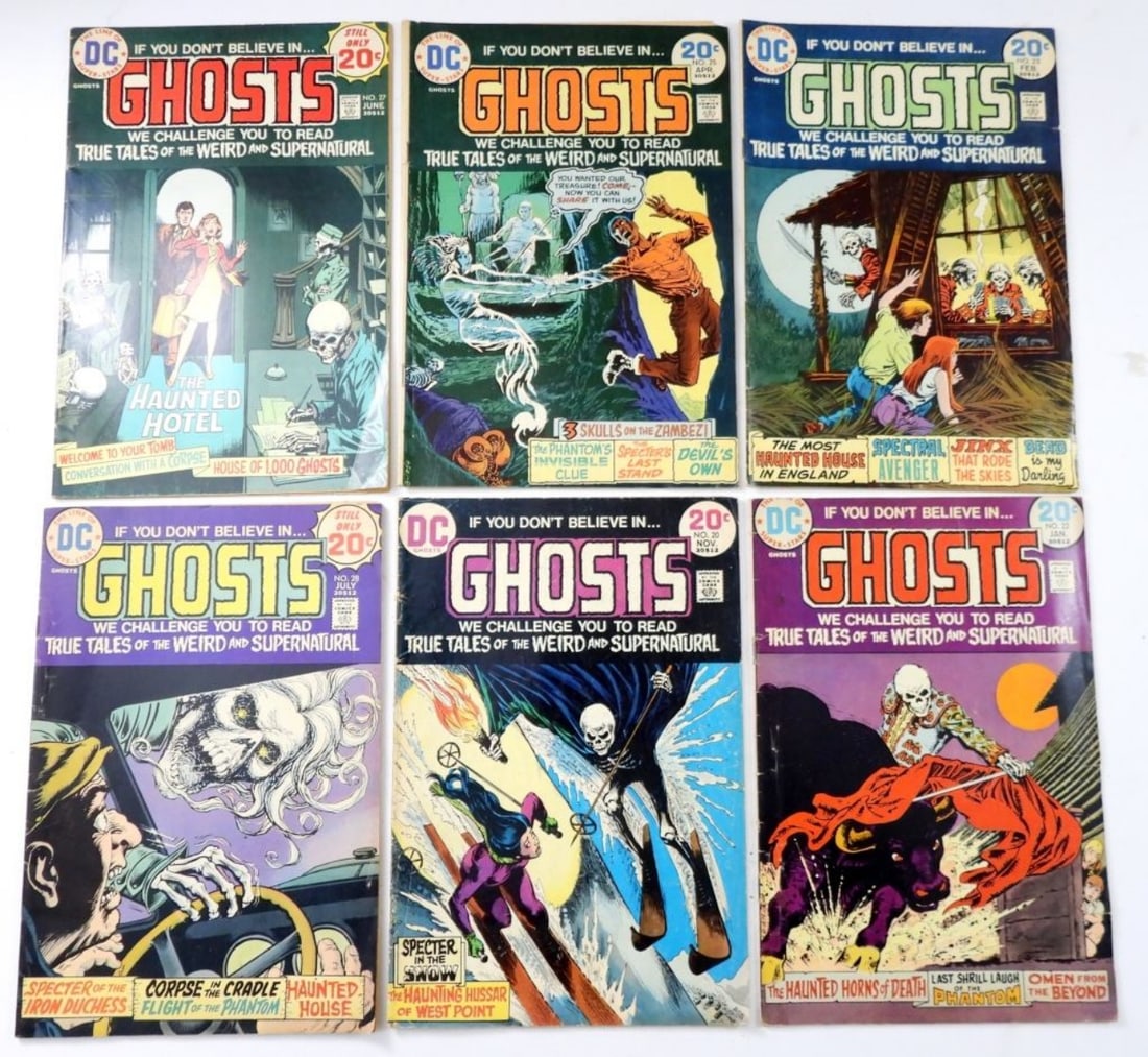 (6) GHOSTS DC COMIC LOT - BOOOOO (1 of 2)