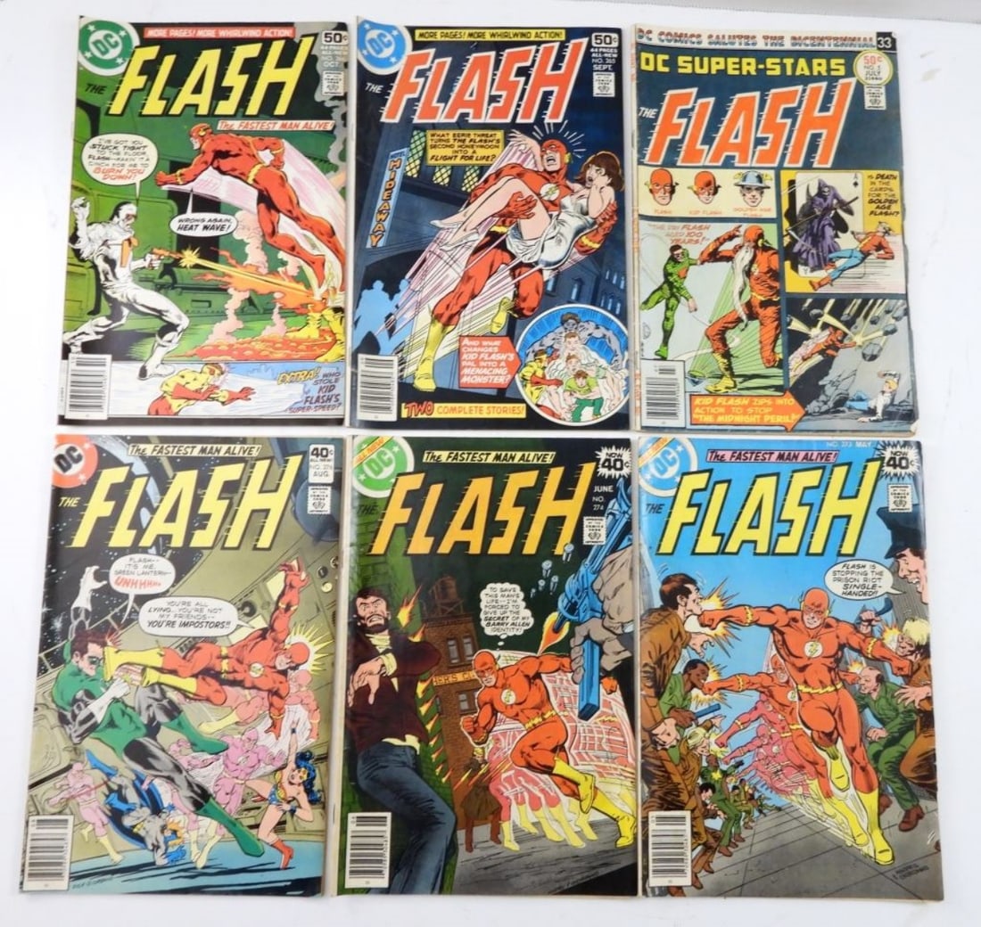 (6) DC COMICS FLASH LOT (1 of 2)