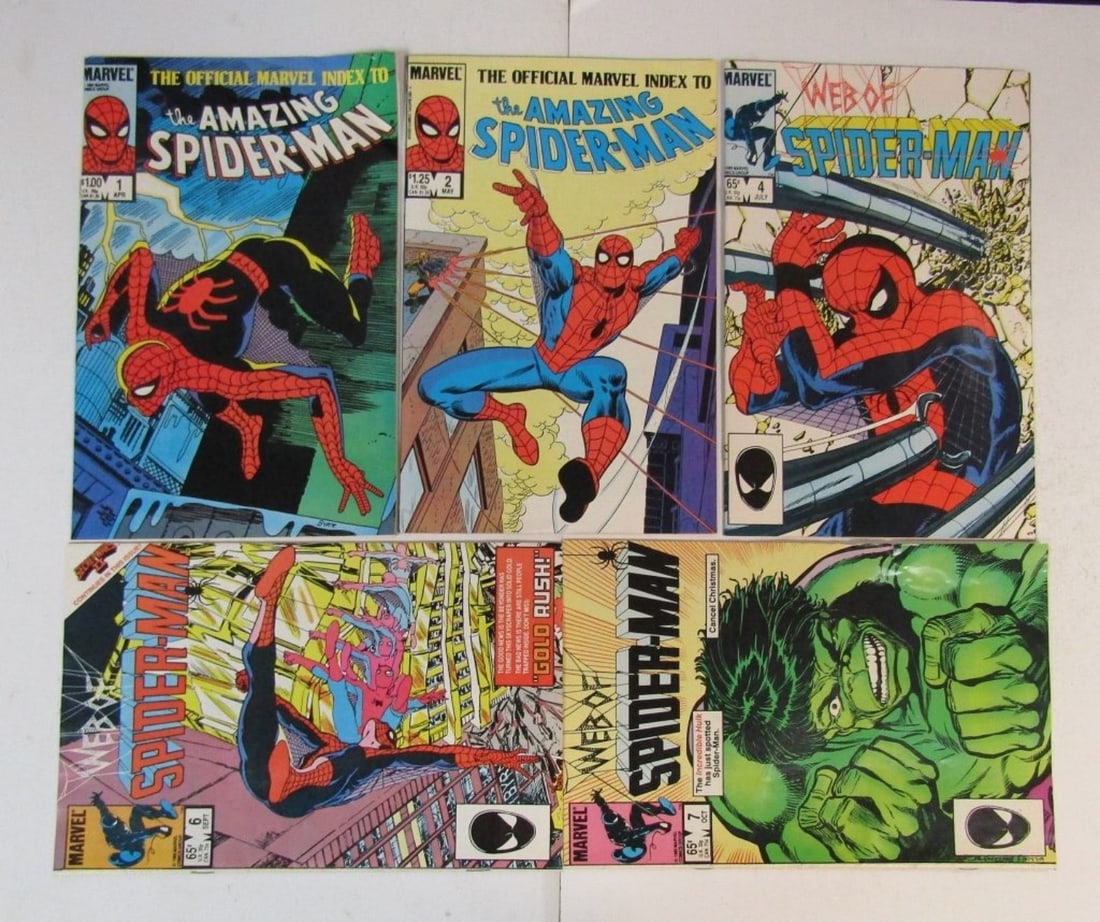 (5) MARVEL SPIDERMAN COMICS (1 of 2)