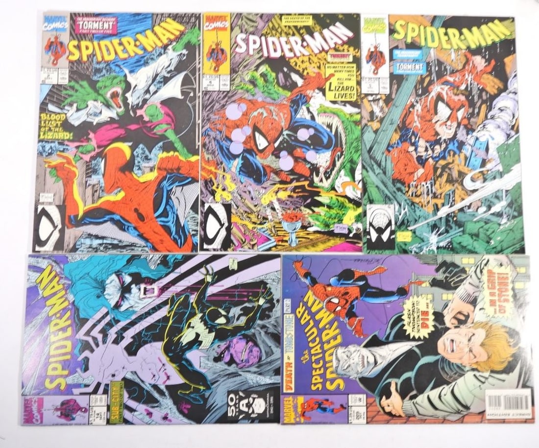 (5) MARVEL COMICS SPIDER-MAN COMICS (1 of 3)
