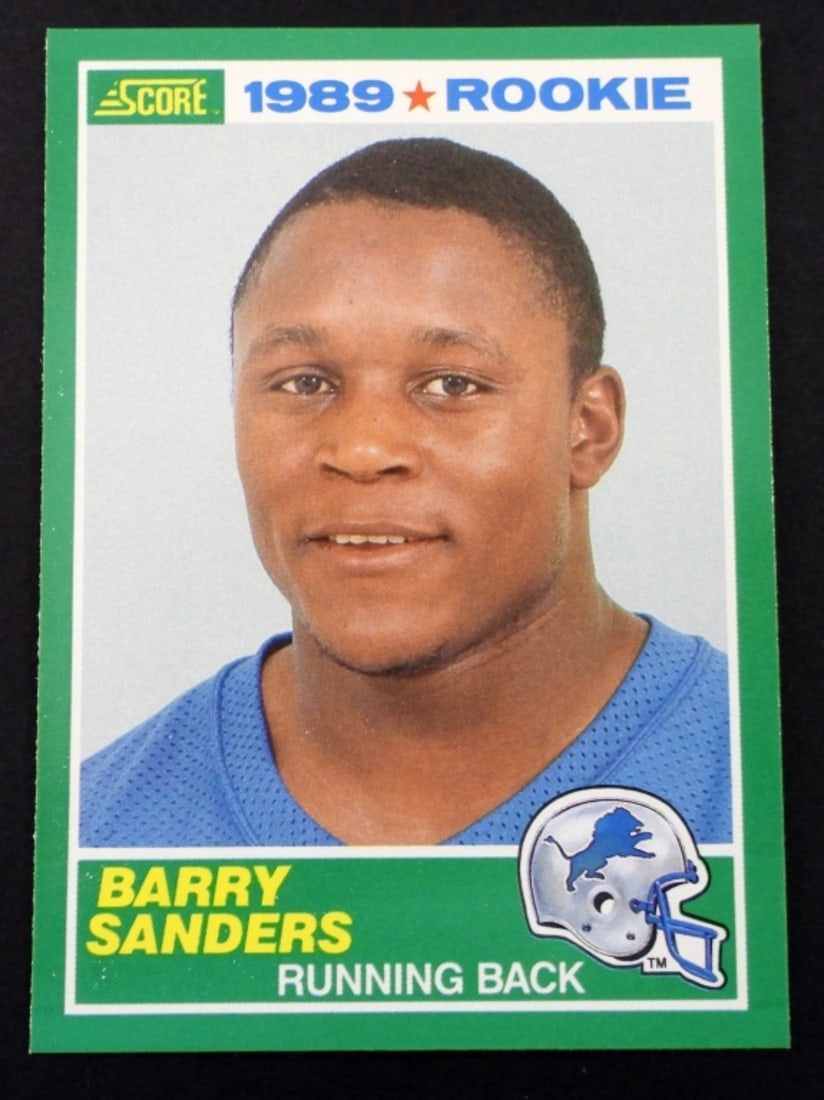1989 SCORE#257 BARRY SANDERS ROOKIE EX/NM+ (1 of 2)