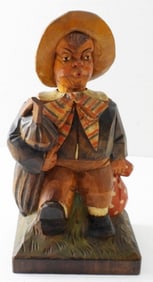 UNIQUE VINTAGE CARVED GERMAN WHISTLER
