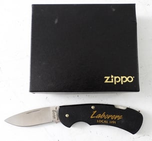 VINTAGE 2' ZIPPO FOLDING POCKET KNIFE