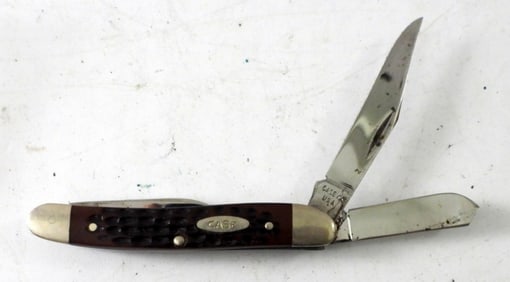 CASE XX 087PE STOCKMAN 3 BLADE KNIFE