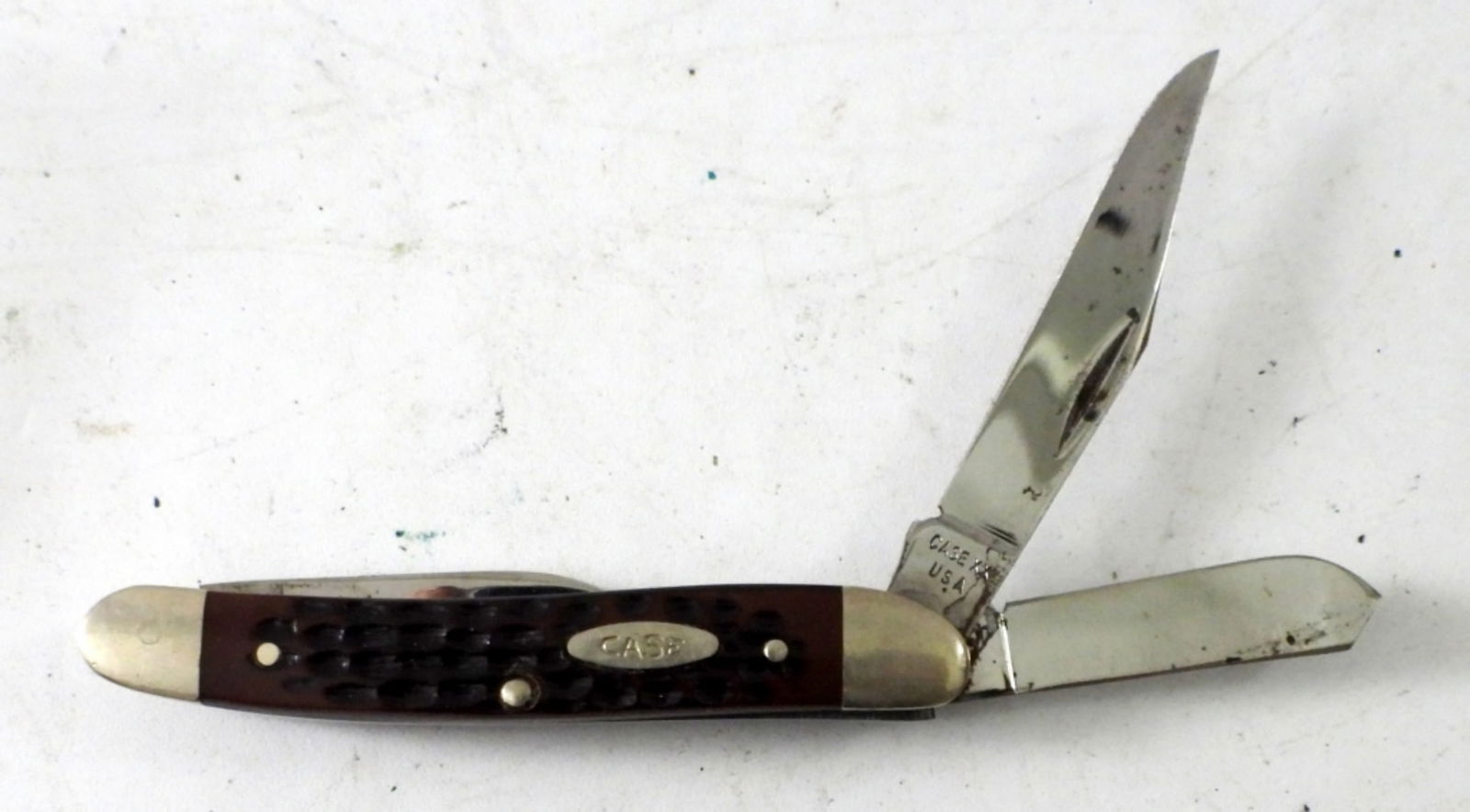 CASE XX 087PE STOCKMAN 3 BLADE KNIFE (1 of 3)