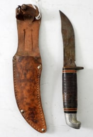 WESTERN USA L66 HUNTING KNIFE w/SHEATH