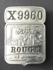 VINTAGE FORD ROUGE EMPLOYEE PLANT BADGE