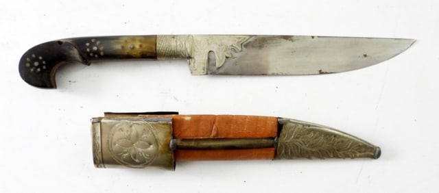 ANTIQUE TURKISH/OTTOMMON 9" KNIFE