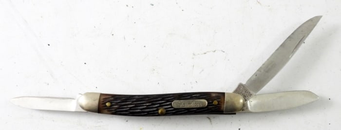 SCHRADE 855 MEDIUM STOCKMAN POCKET KNIFE