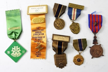 VTG AMERICAN LEGION & ACADEMIC MEDALS