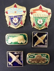 (6) RUSSIAN MILITARY DEFENSE PINS