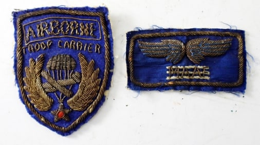 WWII AIRBORN TROOP CARRIER BULLION PATCH