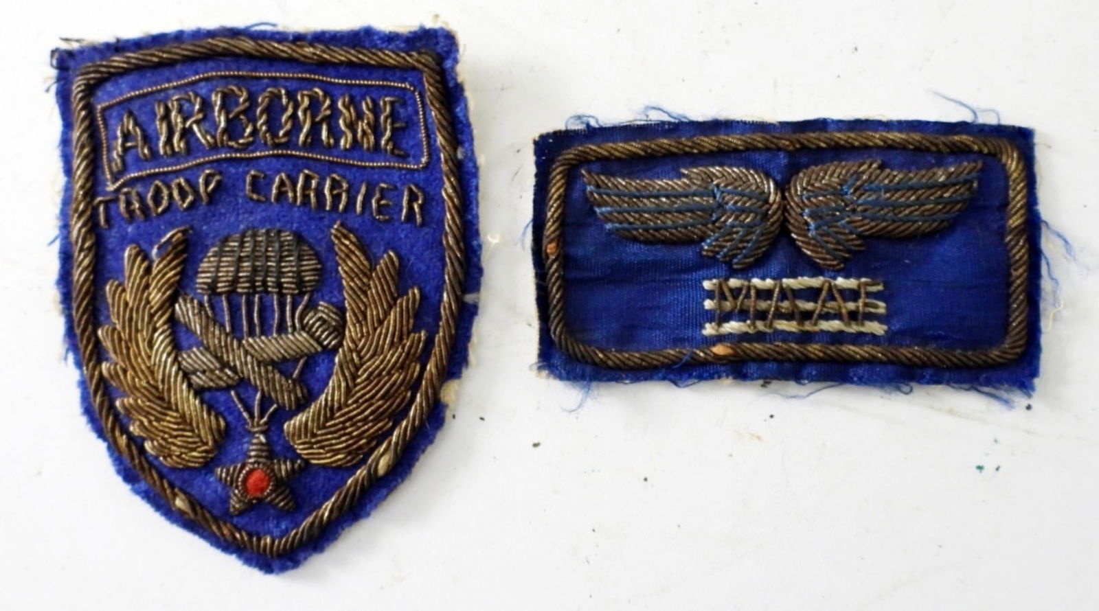 WWII AIRBORN TROOP CARRIER BULLION PATCH (1 of 2)