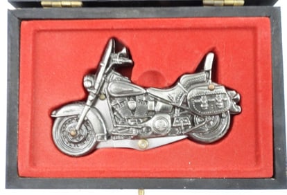 MOTORCYCLE FOLDING POCKET KNIFE