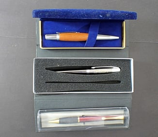 (3) Unique Desk Pens