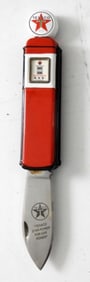 FRANKLIN MINT TEXACO GAS PUMP KNIFE