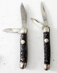 (2) IMPERIAL PROV RIA 2 BLADE POCKET KNIVES