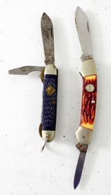 (2) VINTAGE CAMILLUS POCKET KNIVES