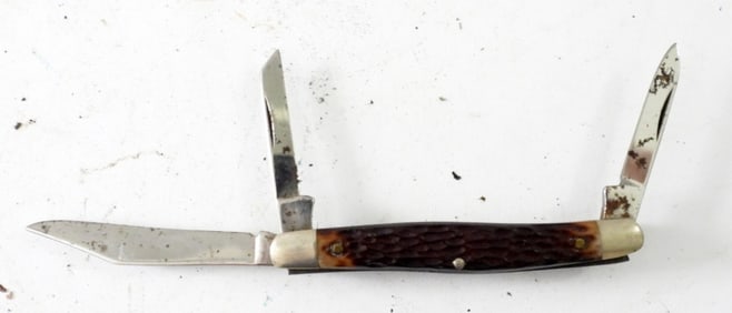 VINTAGE KABAR DERIN STOCKMAN POCKET KNIFE