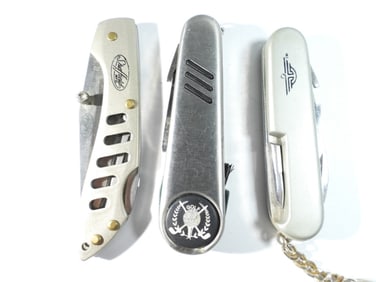 (3) Multi Advertising Knives