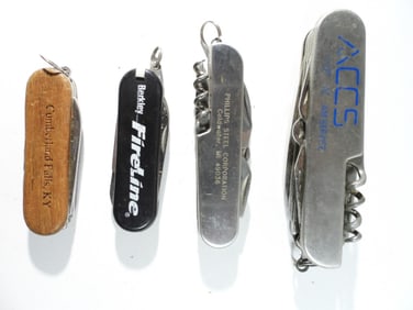 (4) Multi Advertertising Knives