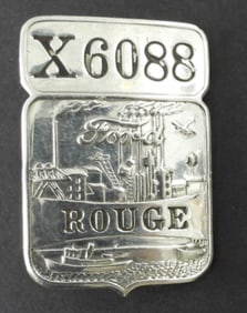 VINTAGE FORD ROUGE EMPLOYEE PLANT BADGE