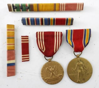 (2) VINTAGE MEDALS . GOOD CONDUCT MEDAL