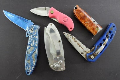 (5) TACTICAL SURVIVAL KNIVES