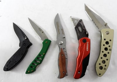 (5) TACTICAL SURVIVAL KNIVES