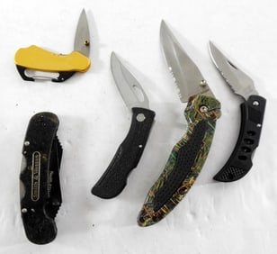 (5) TACTICAL SURVIVAL KNIVES