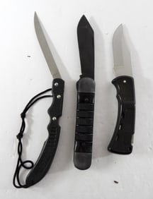 (3) TACTICAL SURVIVIAL KNIVES
