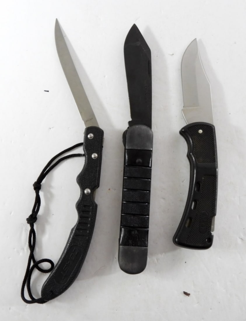 (3) TACTICAL SURVIVIAL KNIVES (1 of 2)