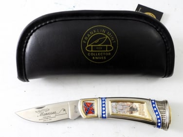 FRANKLIN MINT BATTLE 1861 COLLECTORS KNIFE