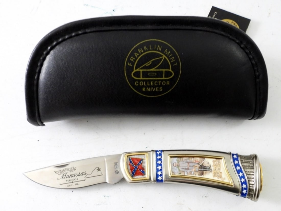 FRANKLIN MINT BATTLE 1861  COLLECTORS KNIFE (1 of 3)