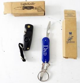 (2) KEY CHAIN SMALL KNIVES