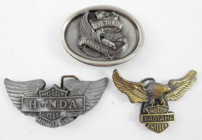 HARLEY DAVIDSON, HONDA & YAMAHA